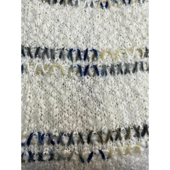 Chunky Knit Open Front Sweater Cardigan Multi-color Size M / L Boho - Picture 3 of 5